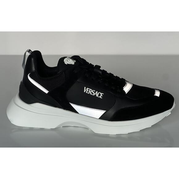 Versace Medusa Men’s Black Sneakers 14 US (47 Euro) 1011942 IT NIB main image 7
